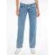 Bequeme Jeans TOMMY JEANS "SOPHIE LW STR BH4116" Gr. 29, Länge 32, blau (denim light) Damen Jeans Gerade