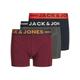 Boxershorts JACK & JONES JUNIOR "JACLICHFIELD TRUNKS 3 PACK NOOS JNR" Gr. 164, grau (dark grey melange) Kinder Unterhosen Boxershorts