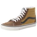Sneaker VANS "SK8-Hi" Gr. 44, braun (canvas, suede pop brown, multi) Schuhe Schnürhalbschuhe
