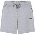 Sweatshorts LEVI'S KIDS "SEASONAL SWEATSHORT" Gr. 10 (140), N-Gr, grau (gray heather) Jungen Hosen Shorts