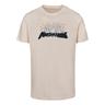 "T-Shirt MERCHCODE ""Merchcode Herren Peanuts - Marshmallows Round Neck"" Gr. XXL, pink (pinkmarshmallow) Herren Shirts T-Shirts"