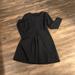 Madewell Dresses | Madewell Concept Little Black Dress Long Sleeve Size 8 | Color: Black/White | Size: 8