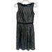 Ralph Lauren Dresses | Lauren Ralph Lauren Womens Metallic Gray Lace Sheath Dress Size 6 Sleeveless | Color: Black | Size: 6