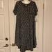 Lularoe Dresses | Lularoe Carly Hi-Low Dress. Size Xl. Nwt | Color: Black/Gray | Size: Xl
