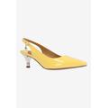 Wide Width Women's Ferryanne Pump by J. Renee in Yellow (Size 12 W)