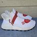 Adidas Shoes | Adidas X Pharrell Williams Hu Nmd Human Made White Red Sneakers Men's Size:10 | Color: Red/White | Size: 10