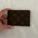Louis Vuitton Bags | Louis Vuitton Authentic Vintage 1991 Monogram Pass Case Card Holder Wallet | Color: Brown | Size: Os