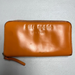 Kate Spade Bags | Kate Spade New York Vintage Leather Zip Around Long Wallet Orange 8"X4.5" | Color: Orange | Size: Os