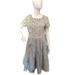 Disney Dresses | Disney Alice Through Looking Glass Dress Womens 10 Madcap Cottage Gray F | Color: Gray/Green | Size: 10