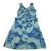 Lilly Pulitzer Dresses | Lilly Pulitzer Womens S Dress Blue And White Tie Waist Silk Blend Above Knee | Color: Blue | Size: M