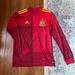 Adidas Shirts | Adidas Spain 2021-21 Home Red Long Sleeve Soccer Jersey | Color: Red | Size: S