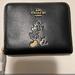 Coach Accessories | Disney X Coach Small Zip Around Wallet With Disney Motif Nwt | Color: Black | Size: Os