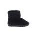 Ankle Boots: Winter Boots Wedge Casual Black Print Shoes - Kids Girl's Size 11