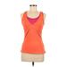 Nike Active Tank Top: Orange Activewear - Women's Size Medium