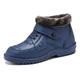 VIPAVA Men's Boots Men's Winter Rain Boots, Warm Snow Boots, Non-slip Men's Rain Boots, Waterproof Rain Boots, Men's Water Boots, Rubber Work Boots (Color : Blue, Size : 10)