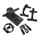 Ab Wheel Resistance Band Abdominal Wheel 5 in 1 Abdominal Workout Indoor Fitness Equipment Set Hand Gripper Chest Expander, Black