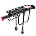 Bike Panniers Rear Rack Road Bike Seatpost Mounted Aluminum Alloy Rear Racks Bicycles Fast Release Luggage Saddle Bag Carrier Stand 10KG Weight Bearing Bike Pannier Rack