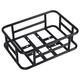 Dilwe Rear Bike Basket Large Capacity, Waterproof Metal Wire Bicycle Basket with Iron Frame, Multifunctional, Easy Installation