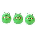 ibasenice 3 Pcs Inflatable Ball Childrens Ball with Ears Hip Hop Ball Summer Toys for Kids Kidcraft Playset Fitness Ball Jumping Toy Ball Jump Ball Gym Ball Bouncing Ball Croissant Sports