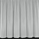 6 Metres Wide x 90" (229cm) Drop - Plain White Quality Voile Lace Net Curtain With Lead Weighted Modern Straight Hem