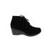 Dansko Ankle Boots: Black Solid Shoes - Women's Size 38 - Round Toe