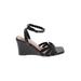 Torrid Wedges: Black Solid Shoes - Women's Size 11 Plus - Open Toe