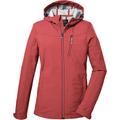 Softshelljacke KILLTEC Gr. 44, rot (coral pink) Damen Jacken Softshelljacken