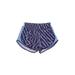 Nike Athletic Shorts: Blue Print Activewear - Women's Size Large