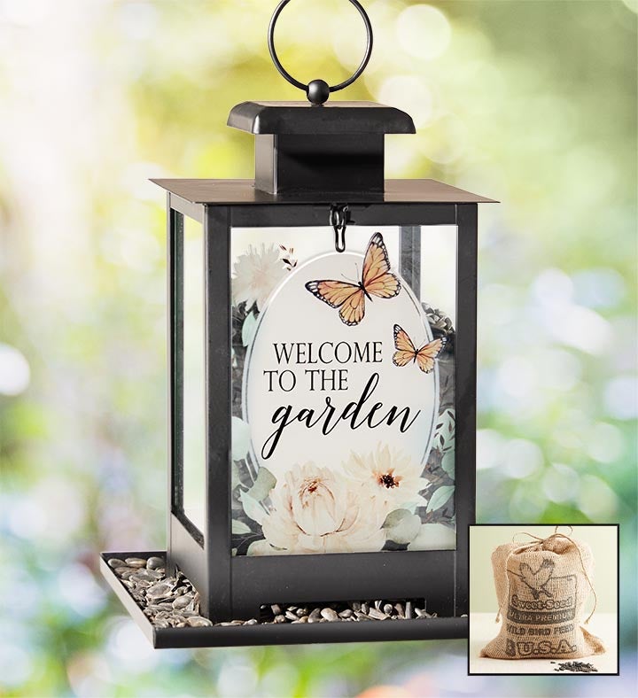 1-800-Flowers Home Decor Outdoor Garden Outdoor Garden Decor Delivery Welcome To The Garden Birdfeeder & Seeds