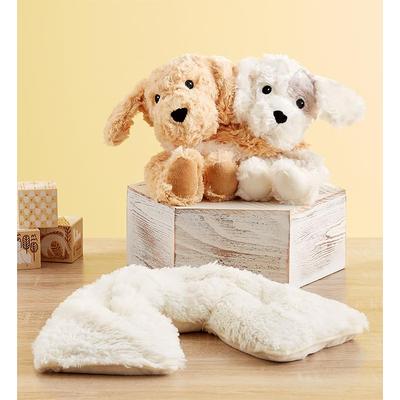 1-800-Flowers Toys Games Plushes Delivery Warmies Comforting Puppy Hugs Warmies Puppy Hugs - Plush + Neck Pillow