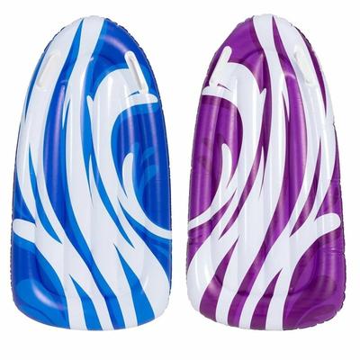 Syncfun 2 Pack Inflatable Body Boards for Water Slides, Blue and Purple - 3 x 9 x 10