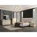 Delfano Modern Style 4PC/5PC Bedroom Set Made with Wood & LED Lights