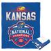 NCAA 2022 NCAA National Basketball Champions Kansas Jayhawks Silk Touch Throw Blanket