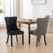Modern Tufted Dining Chairs,Velvet Dining Chairs Set of 2,Upholstered Dining Room Chairs