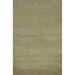 Green Modern Gabbeh Oriental Foyer Rug Handmade Wool Carpet - 3'5"x 5'0"