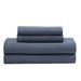 Calvin Klein Organic Earth Solid 4 Piece Sheet Set 100% cotton in Blue | King | Wayfair USHSA01277294