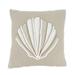 Saro Naviguer Collection Throw Pillow Cotton in White | 18 H x 18 W x 0.25 D in | Wayfair 3500.N18SC