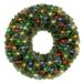 The Holiday Aisle® Faux Wreath in Green | 24 H x 24 W x 6 D in | Wayfair A7FE79FBC64F48D3A1E36B25819FEB25
