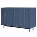 Latitude Run® Markeysha 47.2" Wide 2 Drawer Server Wood in Blue | 29.5 H x 47.2 W x 15.7 D in | Wayfair 003A922CF997407EBAF7792A468F30AD