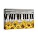 August Grove® Music & Sunflowers On Canvas Print Canvas in Yellow | 1600 H x 2400 W x 1.75 D in | Wayfair 37F4D16159AA4894A12C8F362F01B1DF