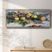Gracie Oaks Still Life w/ Pears & Grapes, 1880 - Floater Frame Print on Canvas Canvas, in Green/Orange/Yellow | 24 H x 60 W x 1.5 D in | Wayfair