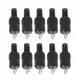 LXAF 10 pièces accessoires câble soudure HIFI haut-parleur adaptateur noir bornes à vis outils prise