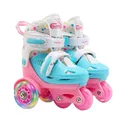 Patins à roulettes réglables pour enfants patins à roues alignées confortables et sûrs pour