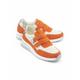 Avena Damen Extraweit-Klettsneaker Keilabsatz Orange