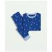 Brooks Brothers Boys Cotton Printed Pajama Set | Blue | Size 8