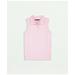 Brooks Brothers Girls Sleeveless Pique Polo Shirt | Light Pink | Size 10