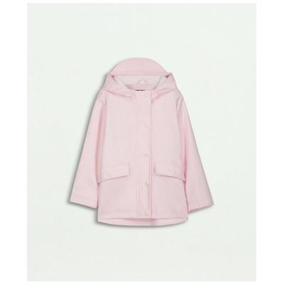 Brooks Brothers Girls Hooded Rain Coat | Light Pink | Size 12
