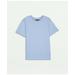 Brooks Brothers Boys Chest Pocket T-Shirt | Light Blue | Size 12