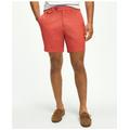 Brooks Brothers Men's 7" Canvas Poplin Shorts in Supima Cotton | Red | Size 30