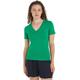Tommy Hilfiger Damen T-Shirt Kurzarm New Slim Cody V-Neck V-Ausschnitt, Grün (Olympic Green), XL